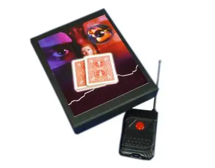 Beste Gratis verzending! onzichtbare Hand Dek (afstandsbediening), Kaart Goocheltrucs, Elektrische, Classic magic, Mentalisme, accessoires, Illusies