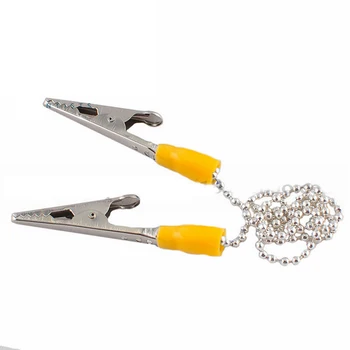 

25 Pcs Dental Instrument Bib Clips Flexible Ball Chain Napkin Holder Color Random