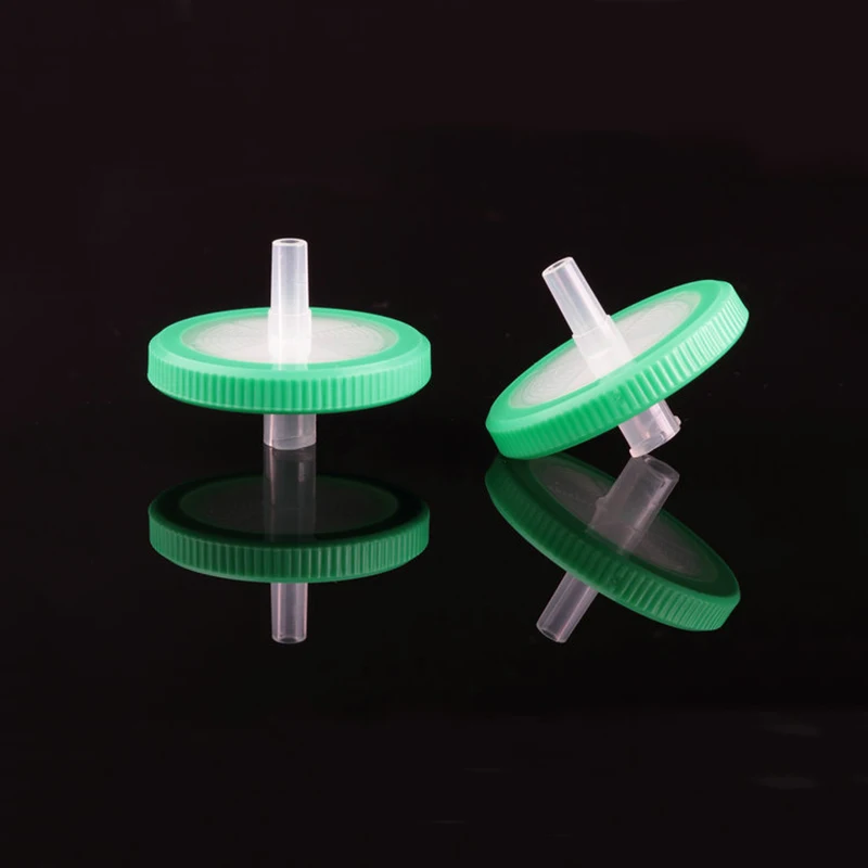 IKEME 소수성 PTFE 주사기 필터, 33mm 0.45um, 100 개