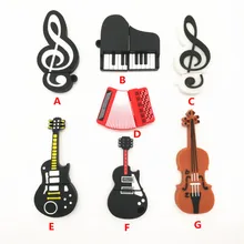 Usb flash drive 64gb 32gb 16gb 8gb 4gb pendrive real capacity memory stick mini pen drive cartoon musical instruments model