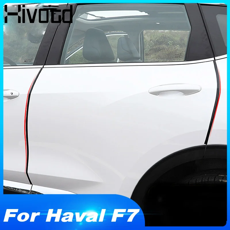 

Hivotd For Haval F7 2019 Car Door Edge Guard Rubber Scratch Protector Sealing Strip Anti-rub Trim Auto Modification Accessories