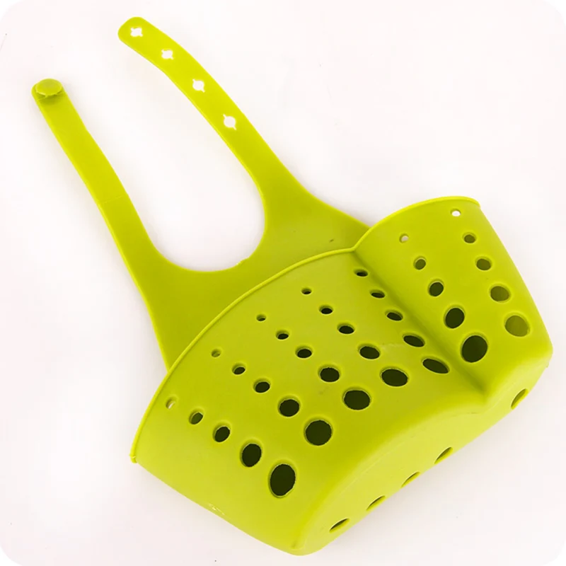 

Portable Home Kitchen Bathroom Sink Sponge Hanging PVC Shelving Rack Drain Faucet Storage Pail Shelves Tools Holder -Drop