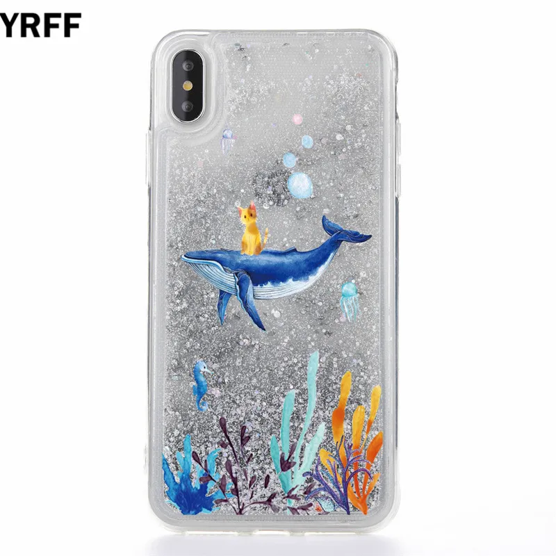 Whale Turtle Seaweed phone Case Cover for iphone XS Max XR