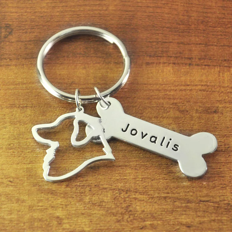 Australian Shepherd Keychain Custom Dog Lover Keychain Personalized