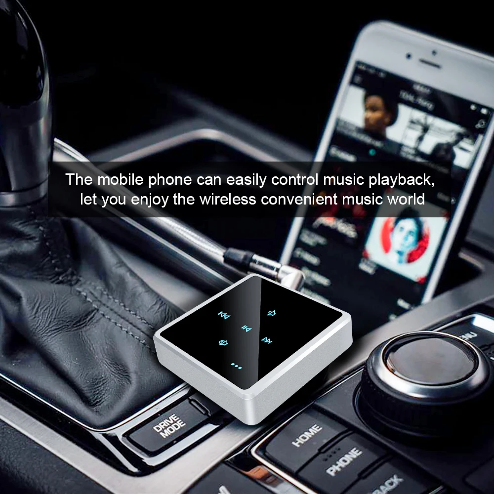 Вспомогательный приемник Bluetooth адаптер Aux передатчик стерео аудио 2в1 и