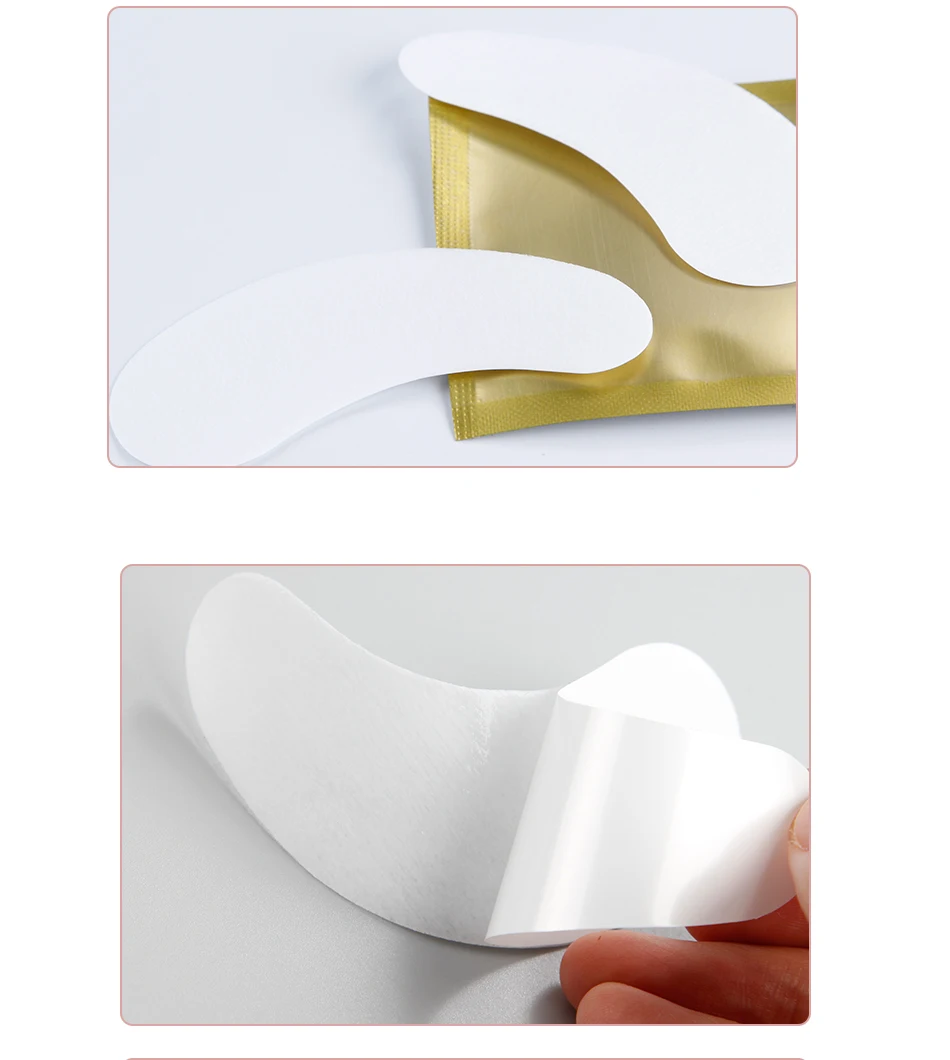 Pares de Almofadas de Papel para Extensão de Cílios sob os Cílios de Olho Almofadas de Maquiagem Remendos de Lash de Olho Dicas de Extensão Olho Enxertada Cílios Stic 200 de 12 Beleza e saúde
