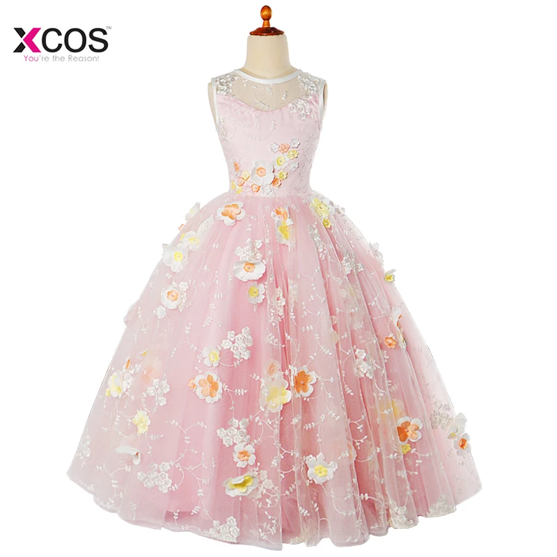 crepe flower girl dress