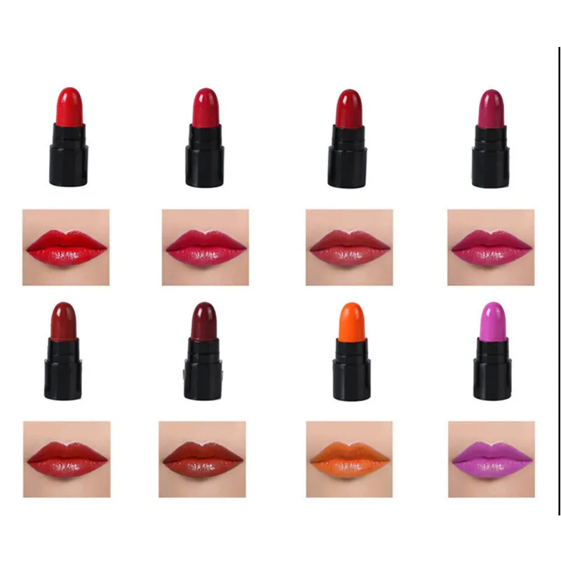 New arrival 12Colors Set Mini Cute 12 Colors Lipstick Travel Set Waterproof Lip Color 1 2gx12 4