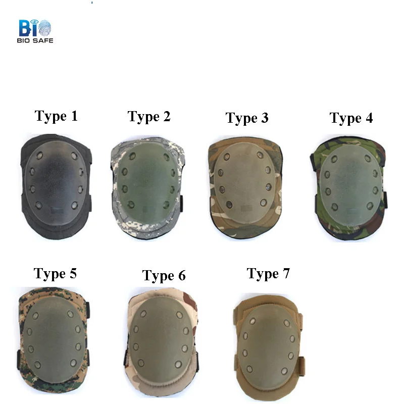 Biosafe Наружные защитные наколенники для CS, игровые налокотники, наколенники для пеших прогулок на велосипеде, наколенники для фанатов Amy, военные тактические тренировочные