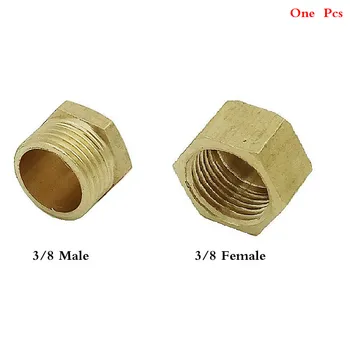 

Hollow hex head pipe plugs,Copper 3/8" Male Female Thread M/F Brass Pipe Hex Head End Cap Plug Fitting Coupler Connector Adapter