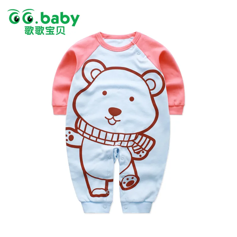 

New Newborn Baby Girl Rompers Pajamas Long Sleeve Cotton Romper Clothes Baby Jumpsuit For Babies Animal Infant Boy Girl Clothing