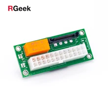 Add2psu Dual Psu Power Supply Adaptor Sync Starter Extender ATX 24Pin to Molex SATA Card For