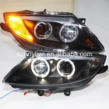 

For BMW E85 Z4 Head Lamp Angel Eyes Bi Xenon Projector Lens 2003 to 2008 year for original car with halogen lamp SN