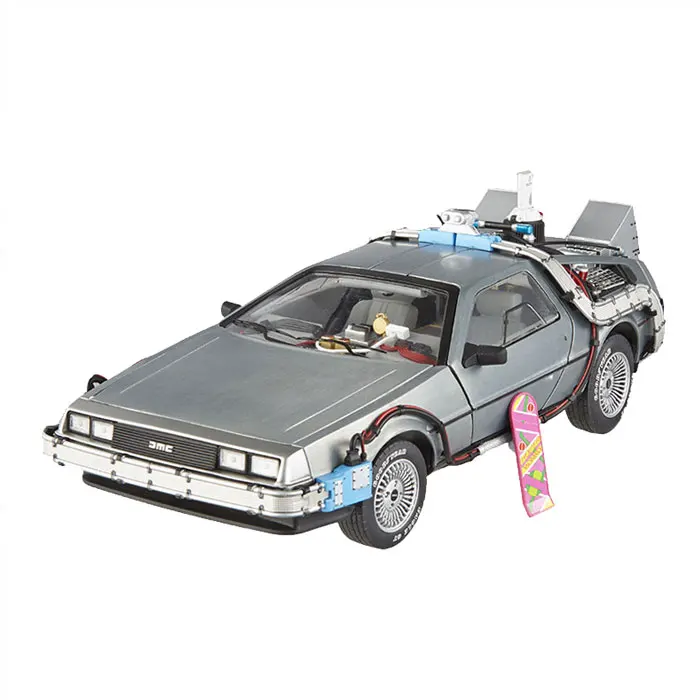 

Classic 1:18 Scale Back To The Future DMC12 Ready Player One Scifi Alloy Car Model New Year Gift Birthday Gift Free Shipping