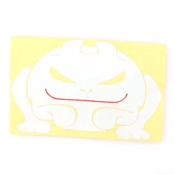 

Rabbit Car Tank Cap Motor Decoration Sticker for VW Golf GTI R White