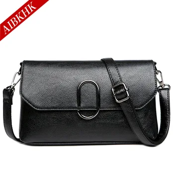

030418 new hot high quality women handbag female leather small flap bag