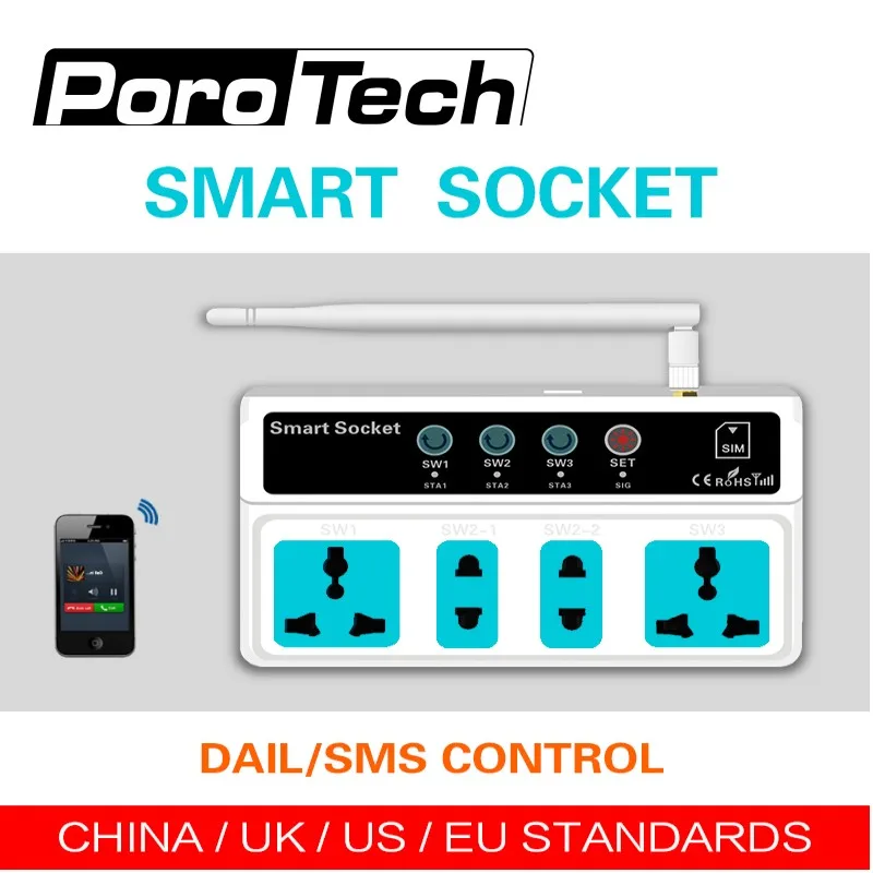 Free shipping SC3 GSM GSM SIM Card Phone Call SMS Remote Control Universal Wireless font b