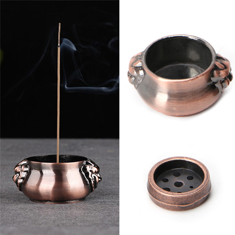 Incense Burner Plate Holder Ash Catcher Holder Ornament for Buddha Temple Incense Stick Cone Incense 7 Holes Home Teahouse Decor