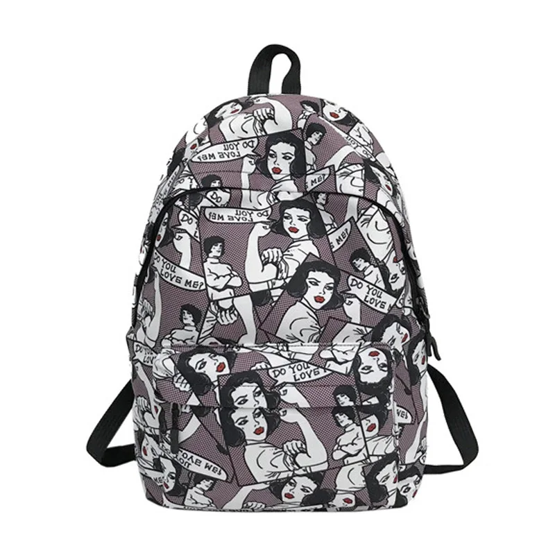 

Fashion Women Backpack Student College Backpack Female Men Escolar Mochila Male Quality Fabric Brand Laptop Bag School Back pack