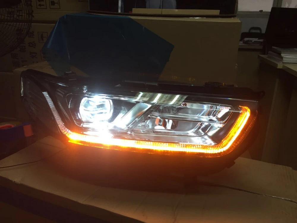 Car Styling Head Lamp Case For Ford Taurus 20132015 Headlights Led