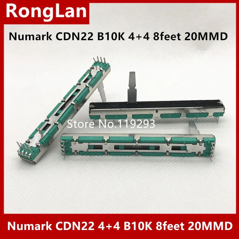 

[BELLA]Aroma Numark CDN22 CD governor fader potentiometer 7.5 cm B10K Potentiometer Slide with midpoint 4+4feet 8feet 20MM-10PCS