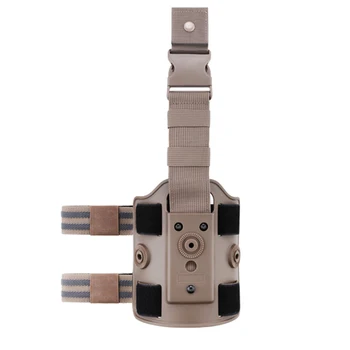 

NFSTRIKE Amomax Tactical Drop Leg Platform Compatible With All Amomax Holsters Magazine Pouches - Tan Green Black