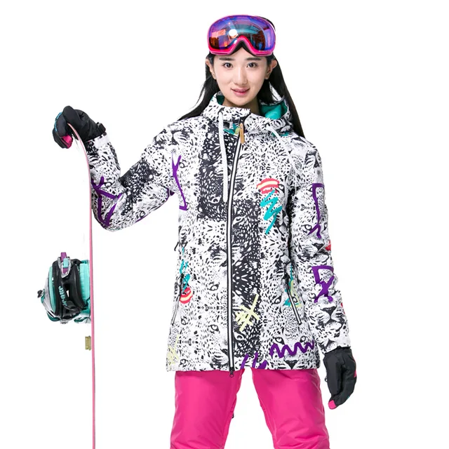 Cheap  Gsou Snow Brand Ski Jacket Women Windproof Waterproof Snowboard Jacket Warm Outdoor Sport Jacket