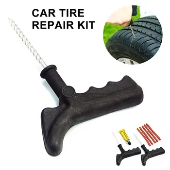 

Vehemo Black Tire Repair Tool Tire Puncture Tubeless Tyre Durable Automobile Car Accessories Tire Repair Kit Wheel Needle