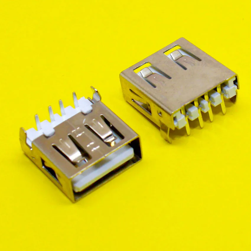 1x Notebook Laptop USB Jack USB female Socket 2.0 USB 90 Degree Connector For Desktop Laptop PC