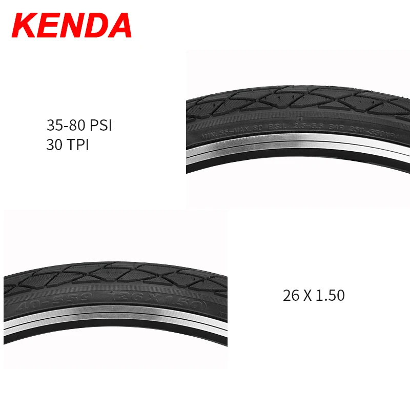 Bike Tires 26 x 1.5 Commuter/Urban/Cruiser/Hybrid Bicycle Tires Road Mtb Bike Tyre Wire Beads Solid Bike Tires For Bicycle Bike Tires 26 x 1.5 Commuter/Urban/Cruiser/Hybrid Bicycle Tires Road Mtb Bike Tyre Wire Beads Solid Bike Tires For Bicycle