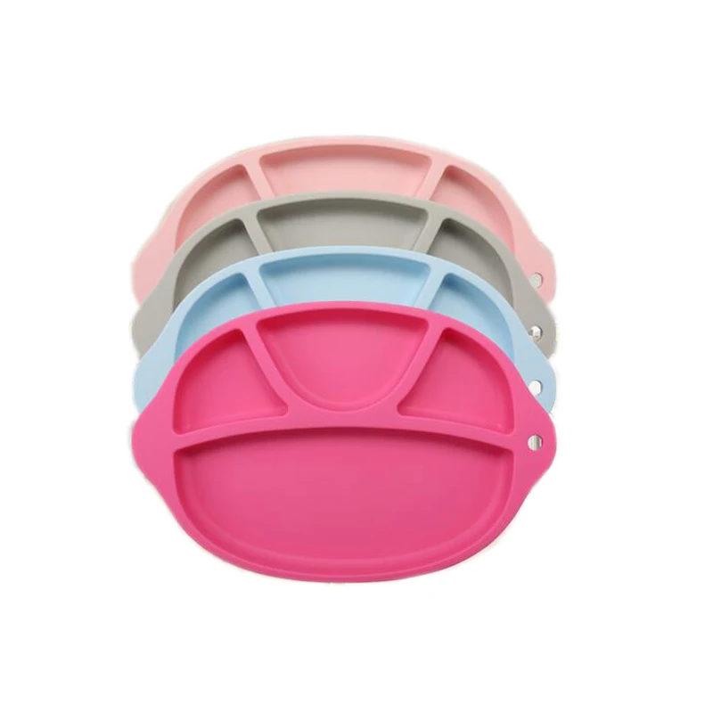 Silicone-Baby-Dinner-Plate-Slip-resistant-One-Piece-Silicone-Baby-Feeding-Food-Placemat-Bowl-Children-Dishes