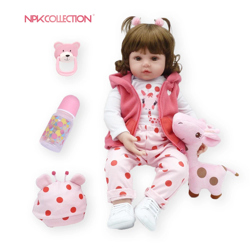 

NPKCOLLECTION Silicone Reborn Baby Doll Realista Bebe Dolls For Princess Girls Birthday Gift Lifelike Vinyl Reborn Dolls