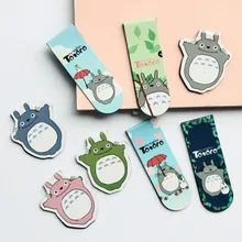 2 шт./упак. милые с изображением героя мультфильма «Мой сосед Тоторо» Закладка-магнит Бумага зажим Школа канцелярских товаров Эсколар. подарочные канцелярские товары