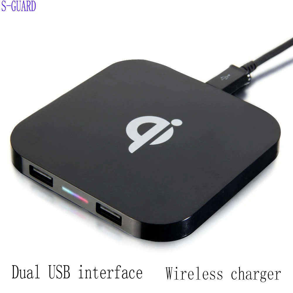 

S-GUARD Qi Wireless Charger Charging Pad Original for SAMSUNG S6 Edge+ S8 Plus S7 S7 Edge Note5 Lumia820 Iphone X iphone 8 plus
