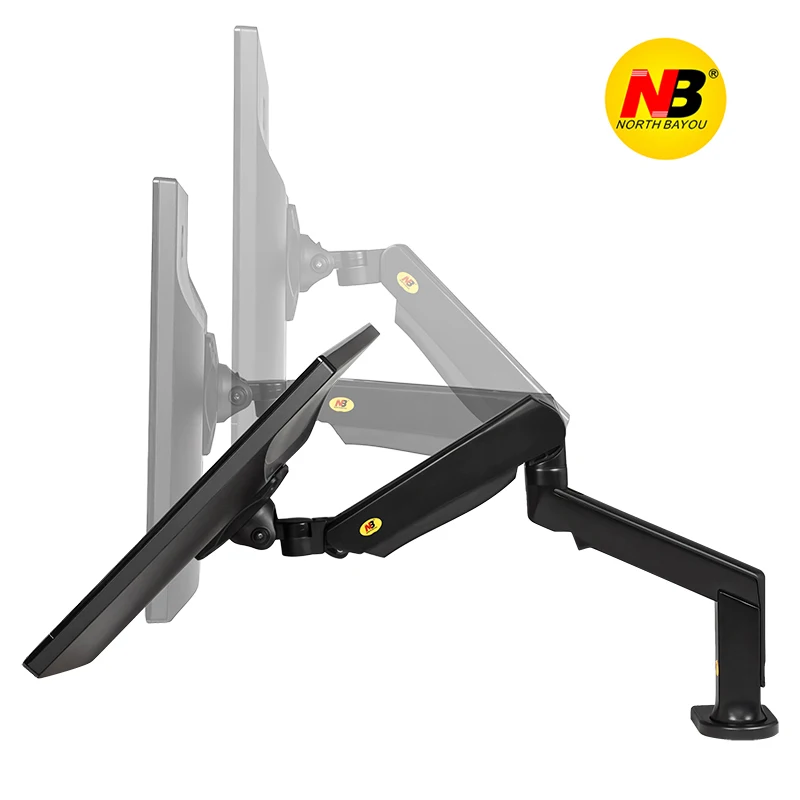 NB F90A Full Motion 22-32 inch Screen Monitor Holder Mechanical Spring Long Arm LED LCD Monitor Mount Support with 2 USB Ports NB F90A Full Motion 22-32 inch Screen Monitor Holder Mechanical Spring Long Arm LED LCD Monitor Mount Support with 2 USB Ports
