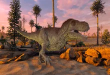Laeacco Jurassic Period Desert Dinosaur Scene Baby Photography Backgrounds Customized Photographic Backdrops For Photo Studio