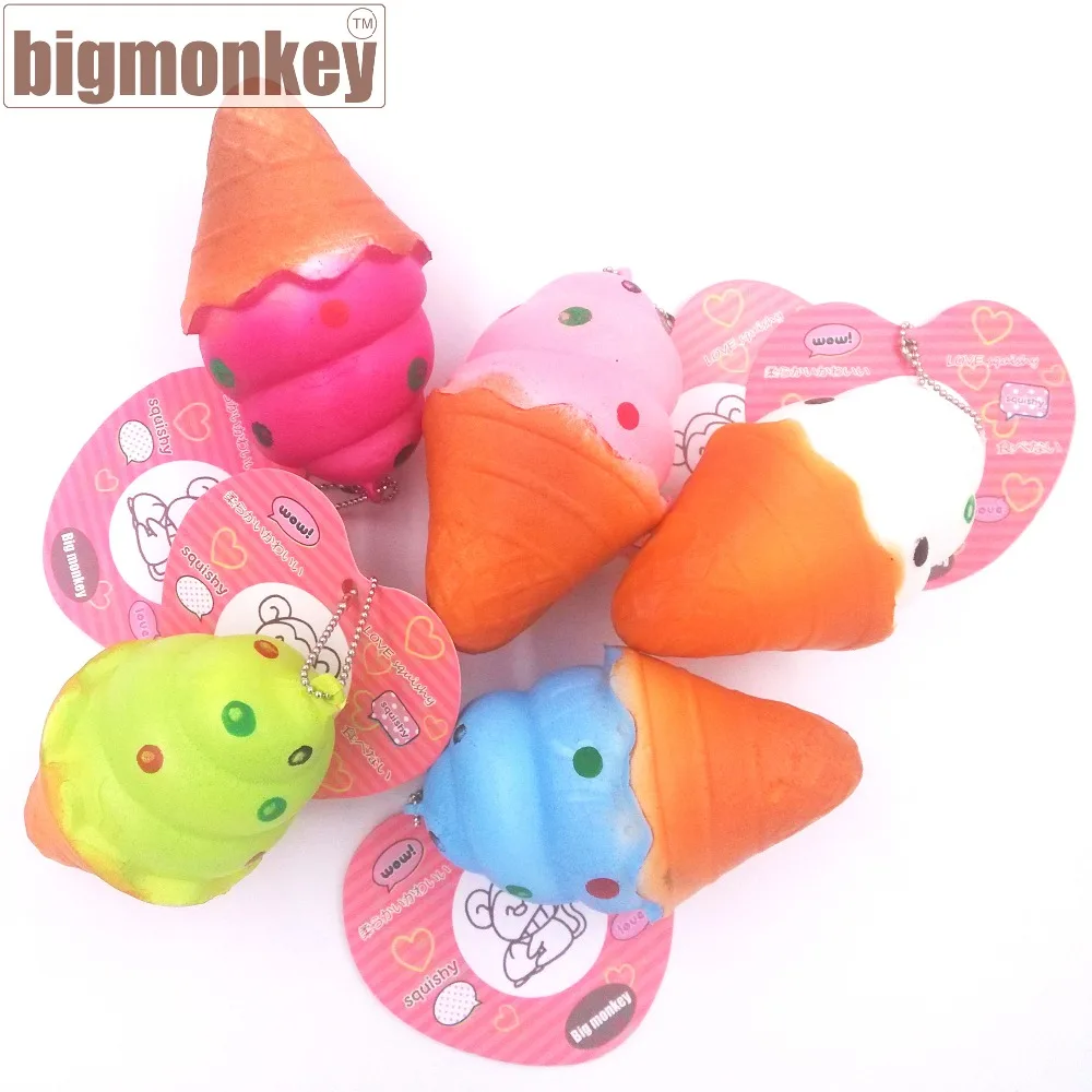 imágenes para Mono grande 8 CM PU MINI estilo helado Encanto Blando Del Teléfono Celular imágenes para Mono grande 8 CM PU MINI estilo helado Encanto Blando Del Teléfono Celular