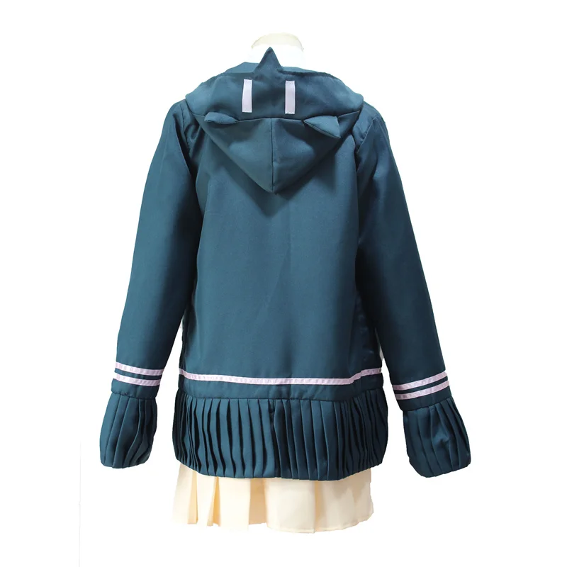 Супер Danganronpa 2 Косплей сhiaki Nanami школьная униформа, костюмы Dangan Ronpa полный комплект игровое снаряжение(пальто, рубашка, юбка и галстук