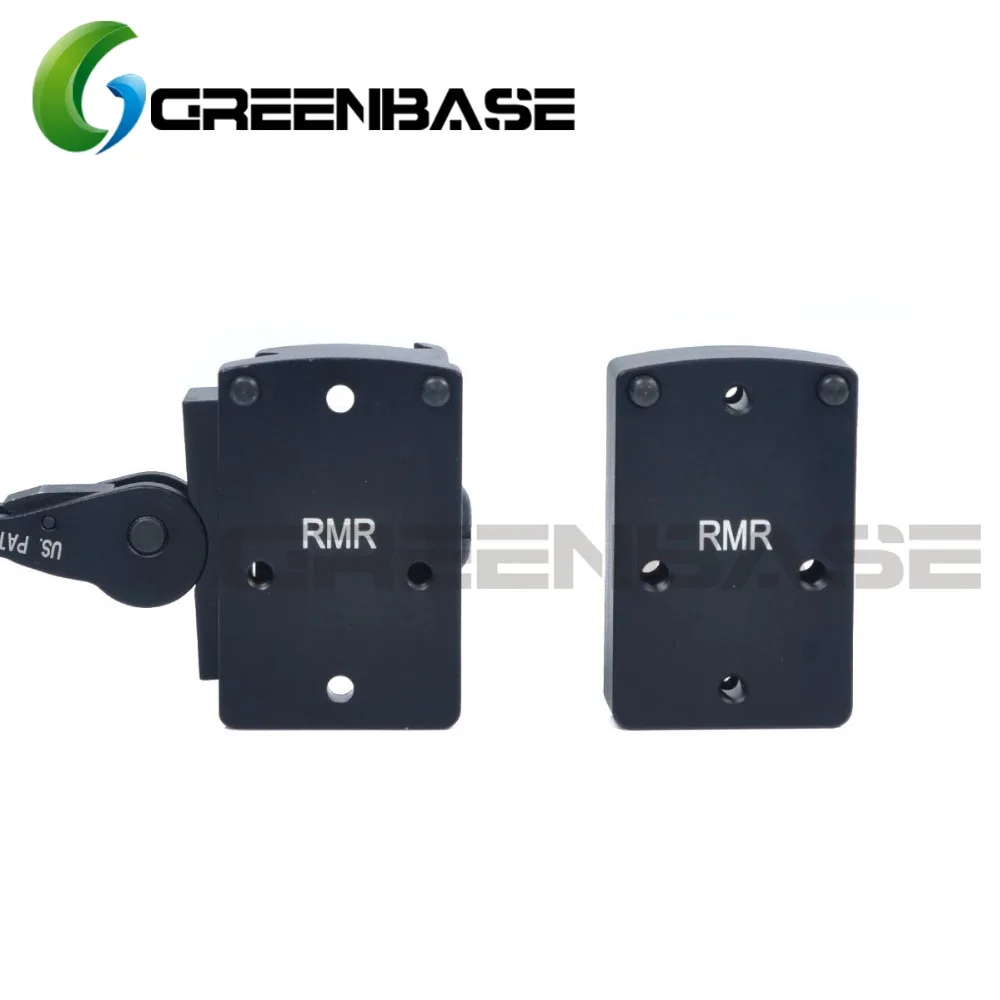 Greenbase RMR Mini Riser Mount полное вспомогательное крепление для прицела с красной точкой QD