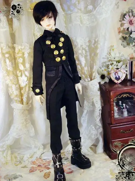 

[wamami] 510# 3pc Black Prince Noble Gentleman Suit/Outfit 1/3 SD BJD Dolls Boy Dollfie
