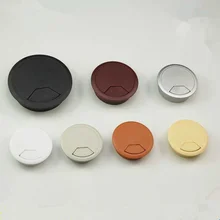 2pcs High Quality ABS Computer Desk Table Grommet Cable Port Wire Hole Cover 50mm/53mm/60mm Wire Storage Rack Furniture Hardware promotion pc desk black plastic 50mm diameter flip top cable hole cover 20 pcs