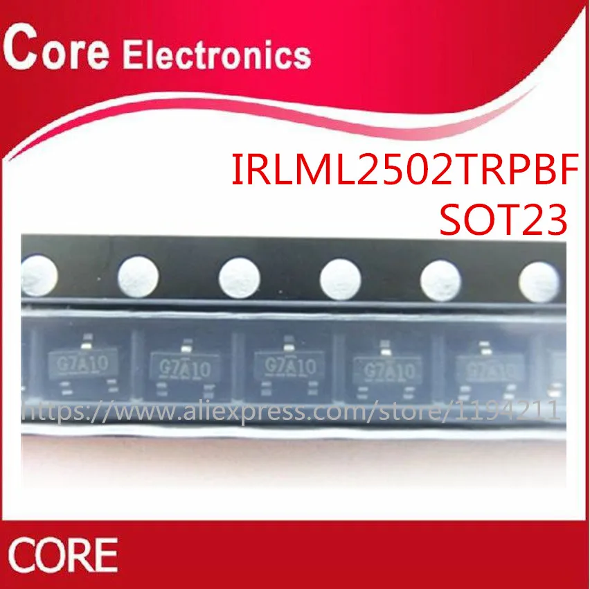 50 шт. IRLML2502TRPBF SOT23 IRLML2502 SOT IRLML2502TR Power MOSFET Новый|Интегральные схемы| |