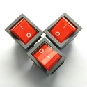 KCD4-202 KCD2 On-Off 6 pins 16A 250V red