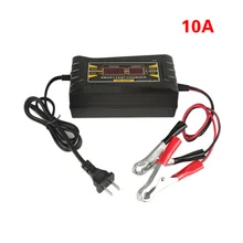2018 Nova v 10A 12 Genuine Inteligente Rápido Carregador de Bateria de Chumbo-ácido Para O Carro Motocicleta Lcd UE/ NOS Acessórios Do Carro