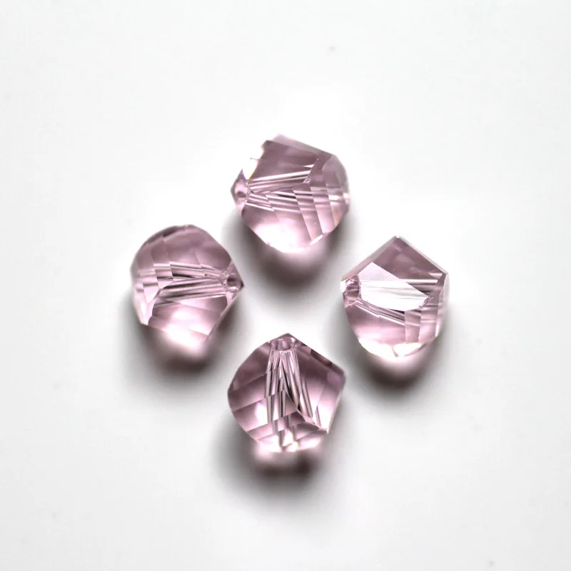 

100pcs 6mm Lampwork Beads Crystal Twist Round Glass Beads Handmade Necklace Earring DIY Jewelry Making SQ3A66