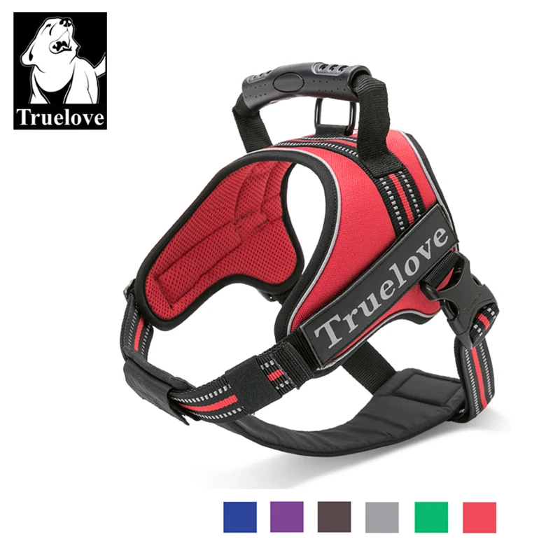 Truelove Dog Harness Nopull Reflective Stitching Ensure Two Ways Using