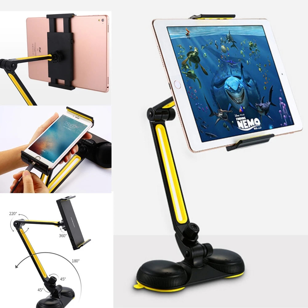 360 Degree Rotatable Mobile Phone Holder Universal Tablet 4 10 inch