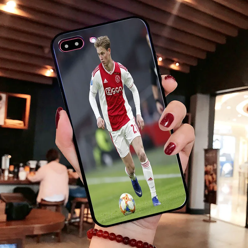 Yinuoda Ajax Team Phone Case Picture For Frenkie de Jong Silicon Shell Soft TPU Cover For iPhone X XR XS MAX 7 8 7plus 6 6S 5S 5