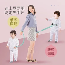 Disney Минни Микки ребенка анти-потеря соединитель на запястье поводок ремень безопасности веревка открытый прогулки Браслет для малыша 1,8 M DSH08