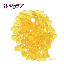 100 грамм кератиновая клеевая гранула/бусины/зерна для предварительно скрепленных человеческих волос для наращивания блонд 3 цвета на выбор